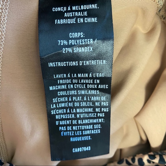 NWOT LEOPARD PRINT 7/8 LEGGINGS - Picture 9 of 11